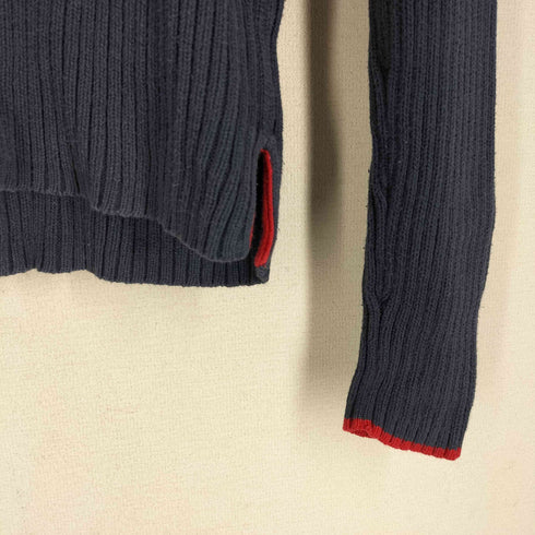 ポロジーンズカンパニーラルフローレン POLO JEANS COMPANY RALPH LAUREN 星条旗 コットンニット レディース import:L