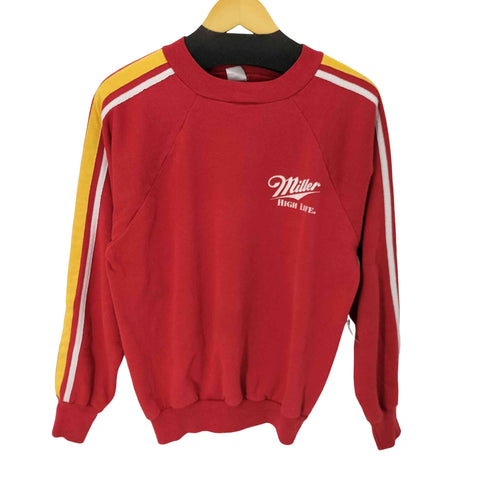 ミラー MILLER 80-90S フロントプリントラグランスウェット メンズ