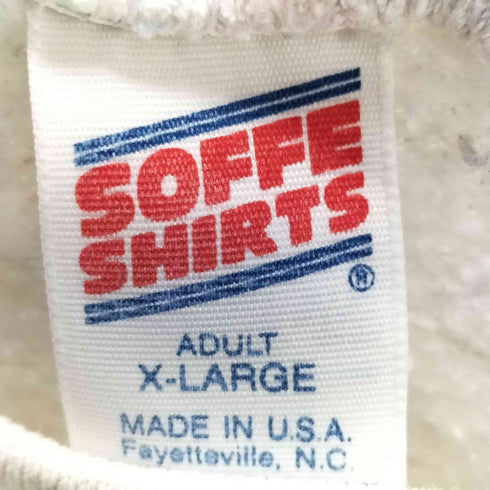 ソフェシャツ SOFFE SHIRTS 90S USA製 DANCE CENTER 両面プリント クルーネックスウェット メンズ JPN:XL