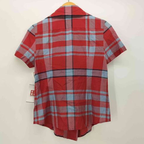ヴィヴィアンウエストウッドレッドレーベル Vivienne Westwood RED LABEL チェック柄 フリルデザイン S/S シャツ レディース 3