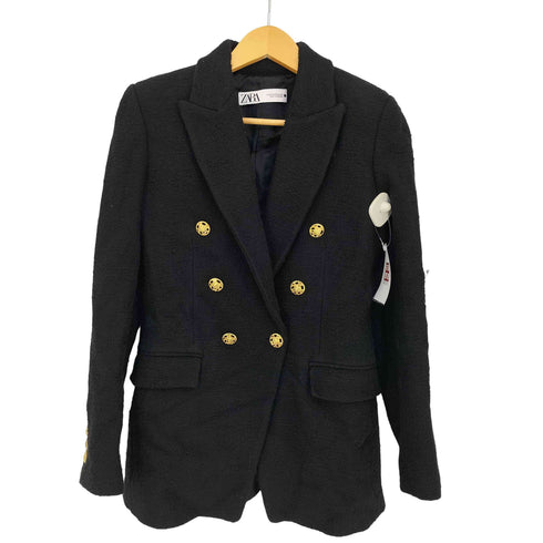 ザラ ZARA 20AW テスクチャ―素材ブレザー レディース import:XS