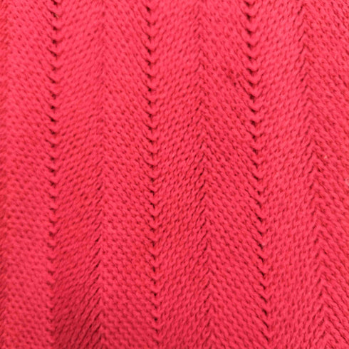 チャップスラルフローレン CHAPS RALPH LAUREN 90S USA製 刺繍 ヘリンボーン コットン ニット メンズ JPN:XL