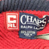 チャップスラルフローレン CHAPS RALPH LAUREN 90S USA製 刺繍 ヘリンボーン コットン ニット メンズ JPN:XL