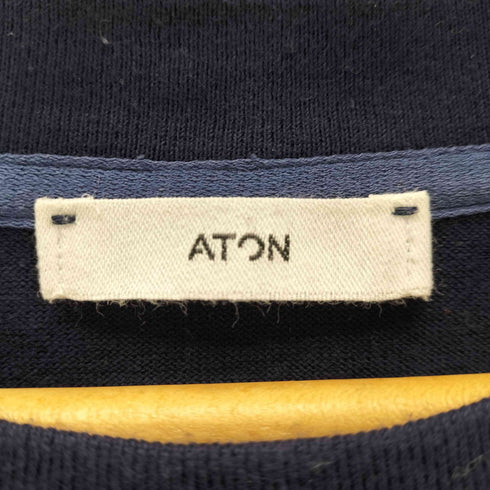 エイトン ATON クルーネックTシャツ メンズ JPN:4