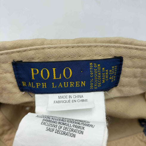 ポロラルフローレン POLO RALPH LAUREN ポニー 刺繍 6パネル キャップ レディース ONE SIZE