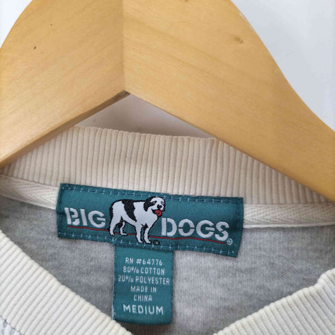 ビッグドックス BIG DOGS ストライプ ヘンリーネック スウェット メンズ JPN:M