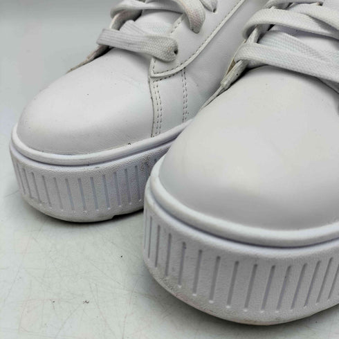 プーマ PUMA Karmen Cork Puma White Sugared Almond カルメン コルク プーマホワイト シュガーアーモンド 厚底 ソール ローカット スニーカー レディース JPN:24