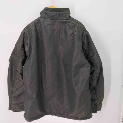ユニクロ UNIQLO OLD 中綿 リブ ジップアップ ジャケット メンズ JPN:XL