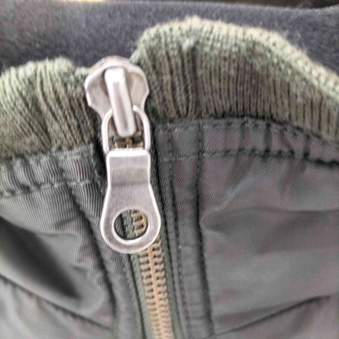 ユニクロ UNIQLO OLD 中綿 リブ ジップアップ ジャケット メンズ JPN:XL