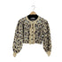 ザラ ZARA FLORAL JACQUARD KNIT CARDIGA レディース import:S