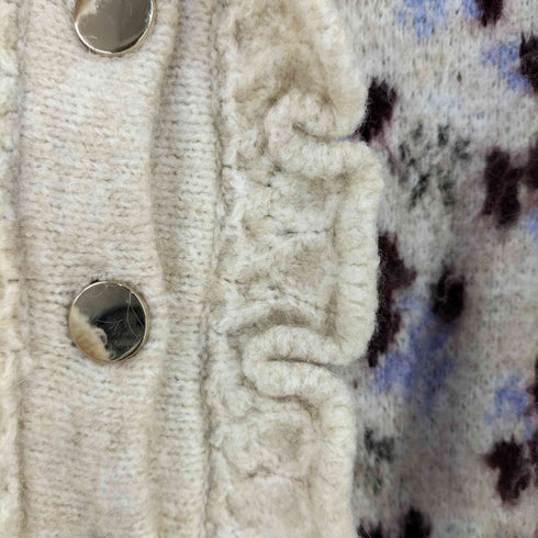 ザラ ZARA FLORAL JACQUARD KNIT CARDIGA レディース import:S