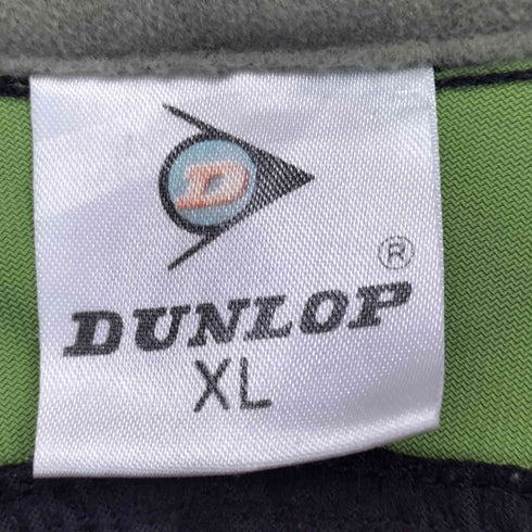 ダンロップ DUNLOP ロゴ刺繍マルチカラーベロアトラックジャケット メンズ JPN:XL