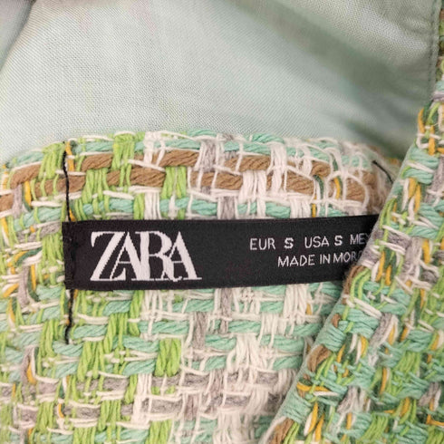 ザラ ZARA ツイード ジャンパースカート レディース import:S