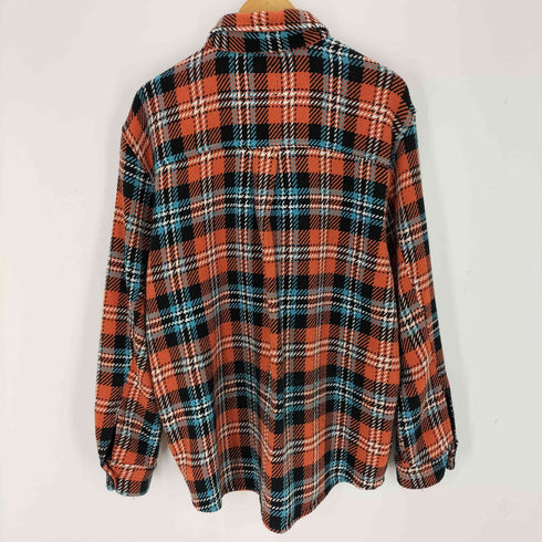 ザラ ZARA チェックシャツジャケット メンズ JPN:XL