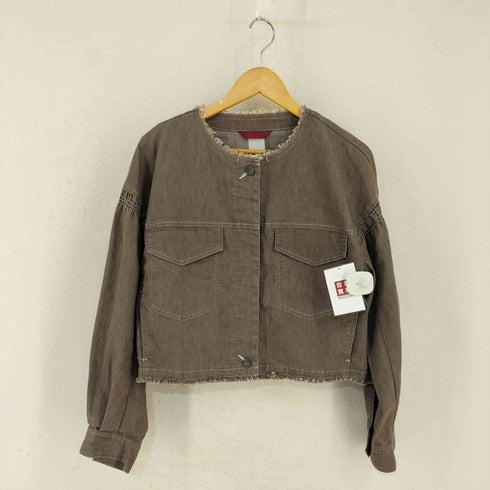 ノータデラマノシニストラ nota della mano sinistra リネン混 ジャケット セットアップ レディース パンツ2