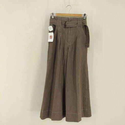 ノータデラマノシニストラ nota della mano sinistra リネン混 ジャケット セットアップ レディース パンツ2