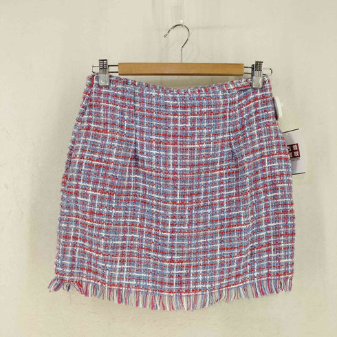 ザラ ZARA パールボタン ツイードスカート レディース JPN:S