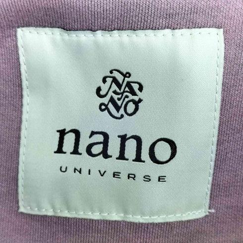 ナノユニバース NANO universe 21AW ミドル丈ノーカラーダンボールコート レディース 36