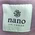 ナノユニバース NANO universe 21AW ミドル丈ノーカラーダンボールコート レディース 36