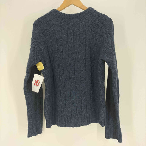 エムエイチエル MHL. メランジ ミックスカラー ウール ケーブル ニット レディース import:M