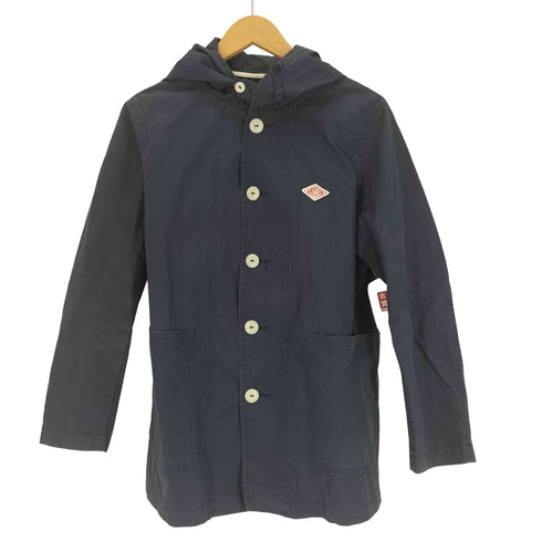 ダントン DANTON INDIGO TYPEWRITER PARKA SINGLE JACKET インディゴ タイプライター パーカー ジャケット レディース 34