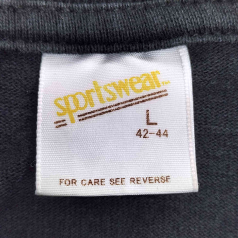 SPOTSWEAR 復刻 クルーネック ロングスリーブ Tシャツ 無地T メンズ import:L