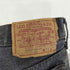 リーバイス Levis USA製 ボタン裏525刻印 501 0658 先染め ブラックデニム メンズ 31inch