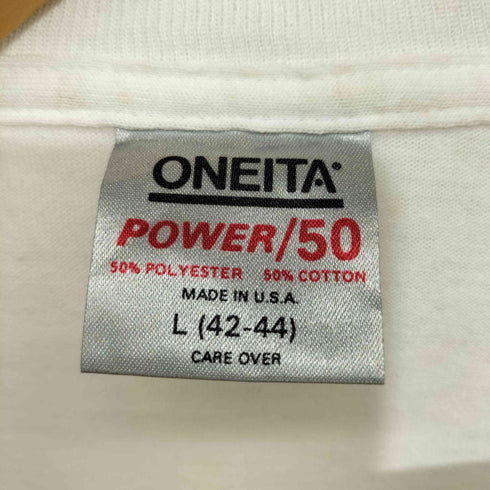 オニータ ONEITA 90S クルーネック S/S Tシャツ メンズ import:L