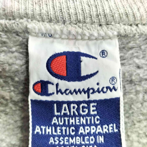 チャンピオン Champion 前V カレッジ刺繍 クルーネック スウェット メンズ import:L