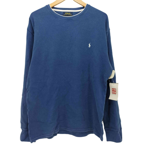 ポロラルフローレン POLO RALPH LAUREN ポニー刺繍 クルーネック サーマル ロンT メンズ JPN:XL