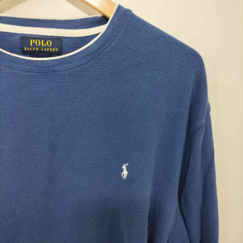 ポロラルフローレン POLO RALPH LAUREN ポニー刺繍 クルーネック サーマル ロンT メンズ JPN:XL