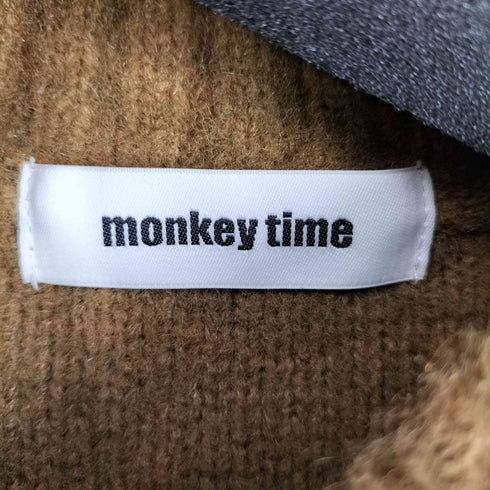 モンキータイム MONKEY TIME 23aw リンキング クルーネック ニット メンズ JPN:S