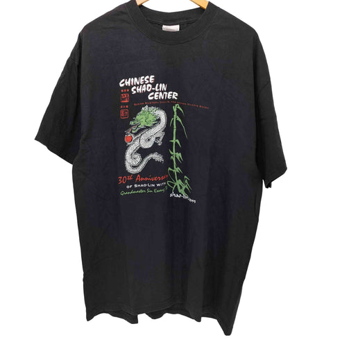 ヘインズ Hanes 90S クルーネック S/S プリントTシャツ メンズ import:L