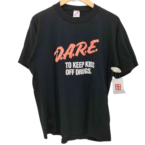 ジャージーズ JERZEES 90S D.A.R.E. ロゴプリント クルーネック S/S Tシャツ メンズ import:L