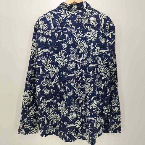 ST JOHN’S BAY 花柄 オープンカラー アロハシャツ メンズ import:XL