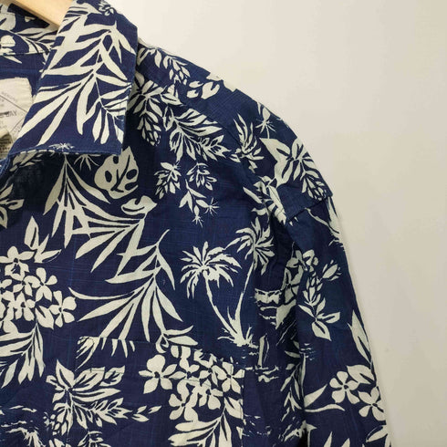 ST JOHN’S BAY 花柄 オープンカラー アロハシャツ メンズ import:XL
