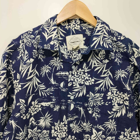 ST JOHN’S BAY 花柄 オープンカラー アロハシャツ メンズ import:XL
