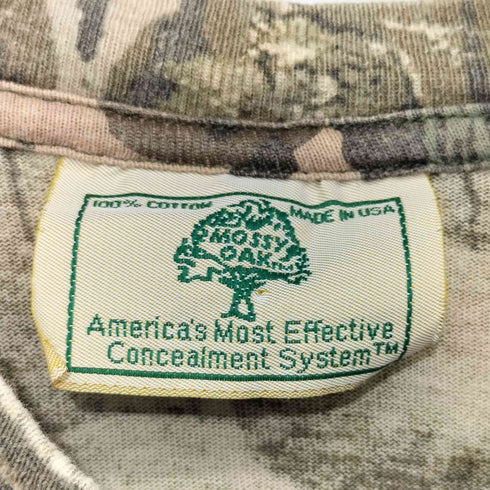 Mossy Oak USA製 リアルツリー クルーネック Tシャツ メンズ import:XL
