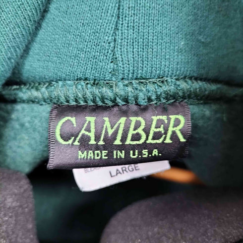 キャンバー CAMBER 90s USA製 ヘビーウェイト プルオーバーパーカー 裏起毛 メンズ import:L