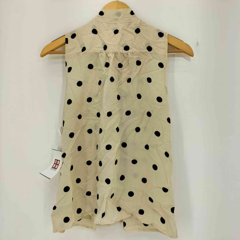 マークバイマークジェイコブス Marc by Marc Jacobs ドット柄 ノースリーブ シルクブラウス レディース 2