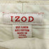 IZOD ハーフリネン ワイドテーパード パンツ メンズ 32/32
