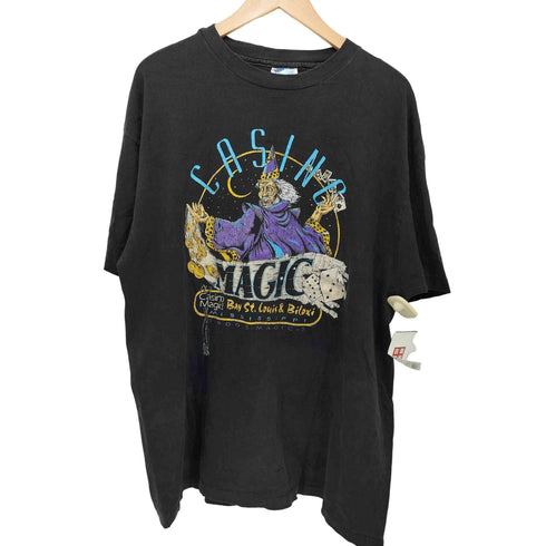 ヘインズ Hanes 90S クルーネック S/S プリントTシャツ メンズ import:L
