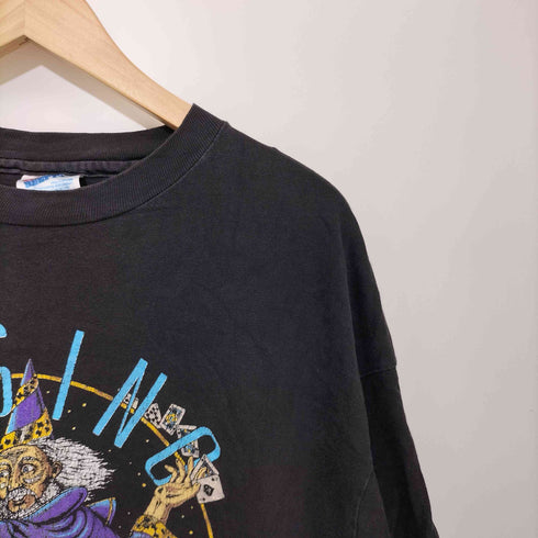 ヘインズ Hanes 90S クルーネック S/S プリントTシャツ メンズ import:L