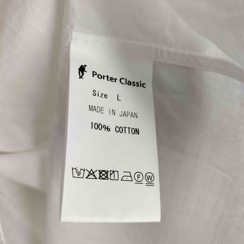 ポータークラシック PORTER CLASSIC ROLL UP “ALUMO CLASSIC” SHIRT アルモクラシック シャツ メンズ JPN:L