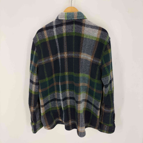 ザラ ZARA チェック シャツジャケット メンズ JPN:L