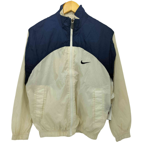 ナイキ NIKE 90S 白タグ ジップアップ ナイロンジャケット メンズ import:M