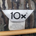 テンエックス 10x USA製 メッシュ カモ柄 切替 ジップアップ ベスト メンズ US:38