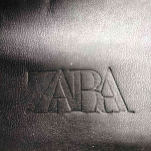 ザラ ZARA フェイクレザー スリッポン メンズ 41