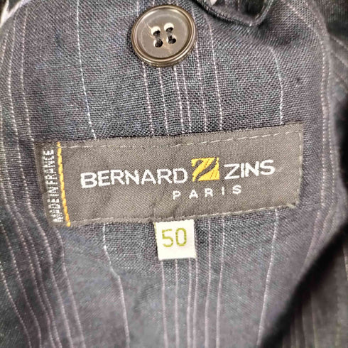 ベルナルドザンス BERNARD ZINS フランス製 ピンストライプ シャツカバーオール メンズ 50