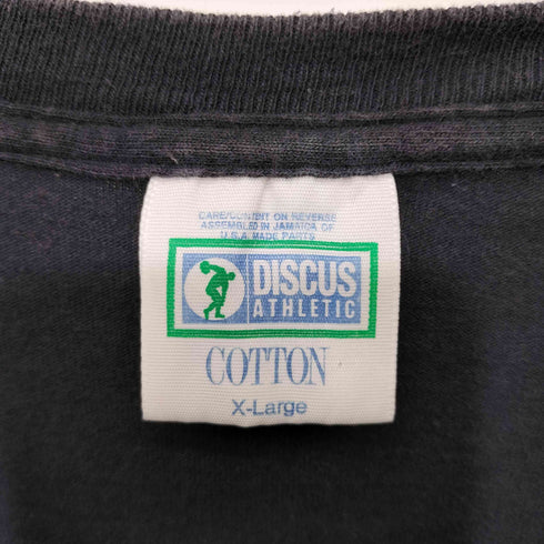 ディスカス アスレチック Discus Athletic クルーネック プリント S/S Tシャツ メンズ import:XL